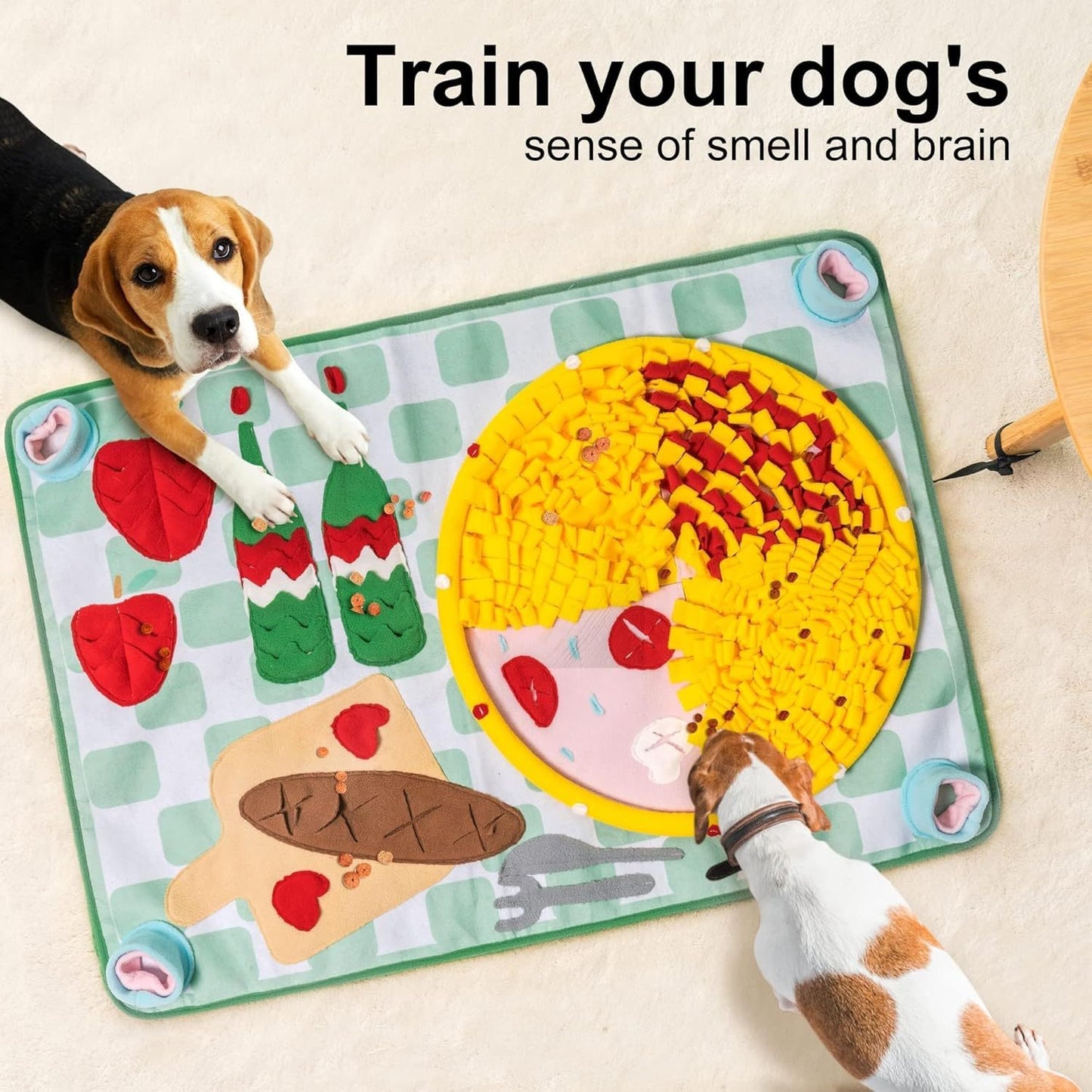 Slow Feeder Puzzle Mat For Large & Small Dogs