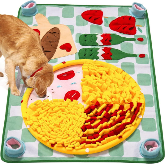 Slow Feeder Puzzle Mat For Large & Small Dogs